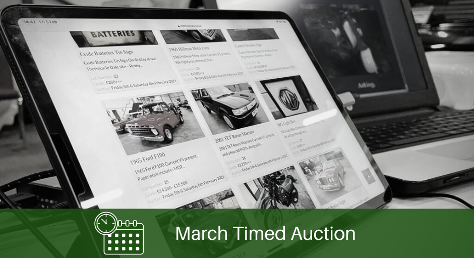 March Timed Auction